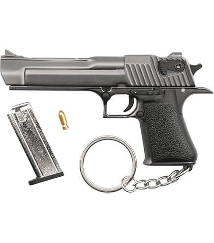 Desert Eagle Metallic Keychain Model