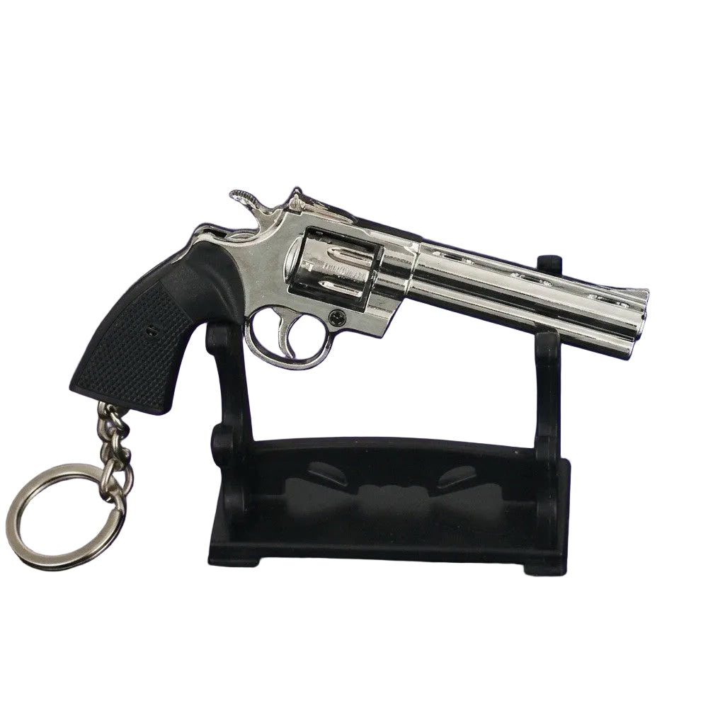 Colt Python .357 Revolver Metallic Keychain Model