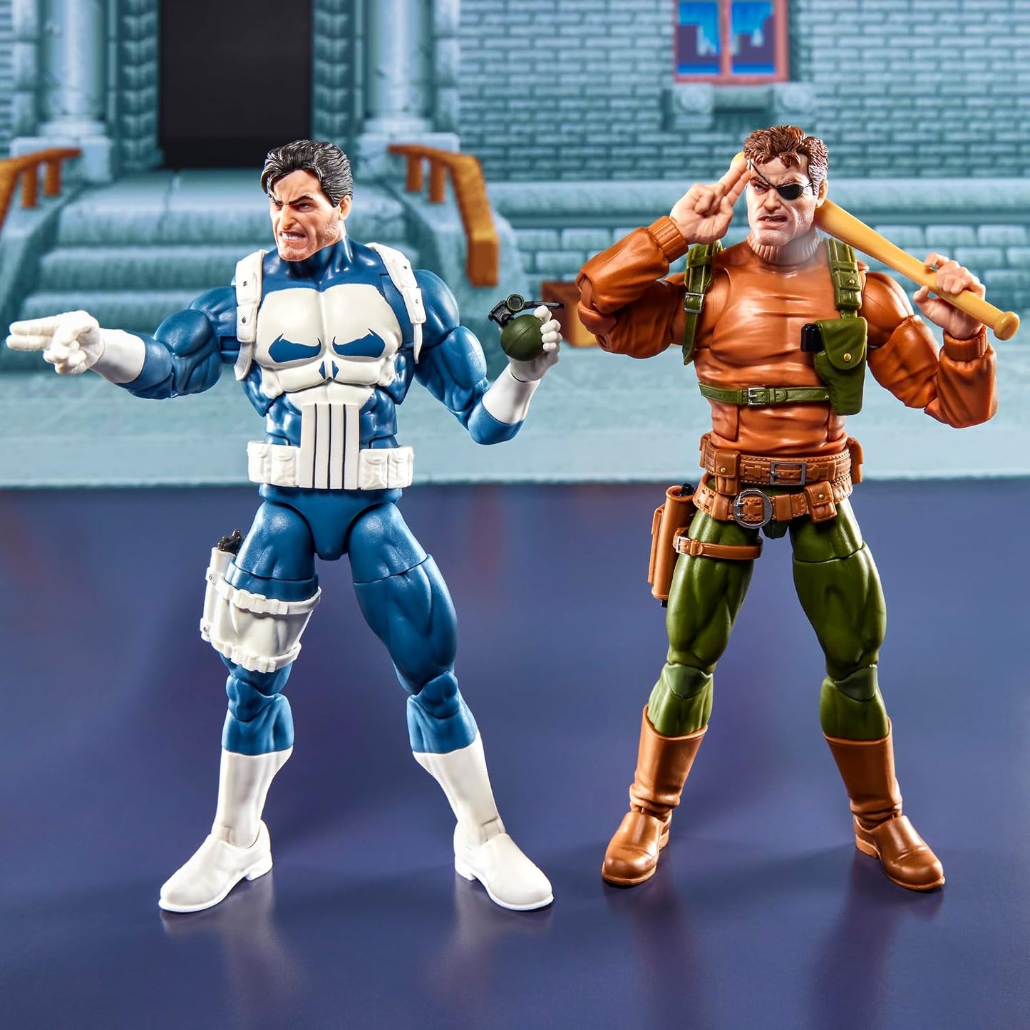 Hasbro Marvel Legends Series Gamerverse Punisher and Nick Fury 2-Pack 6 Inch Action Figures