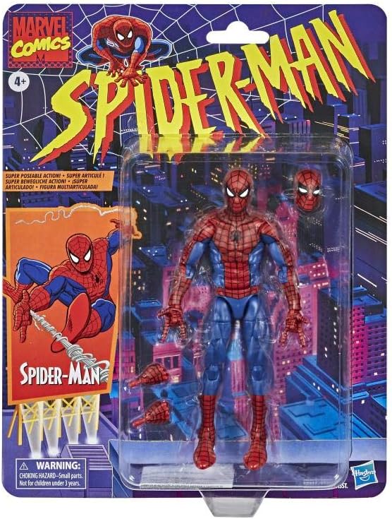 Hasbro Marvel Legends Retro Collection Classic Spider-Man 6 inch scale action figure