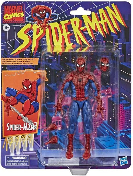 Hasbro Marvel Legends Retro Collection Classic Spider-Man 6 inch scale action figure