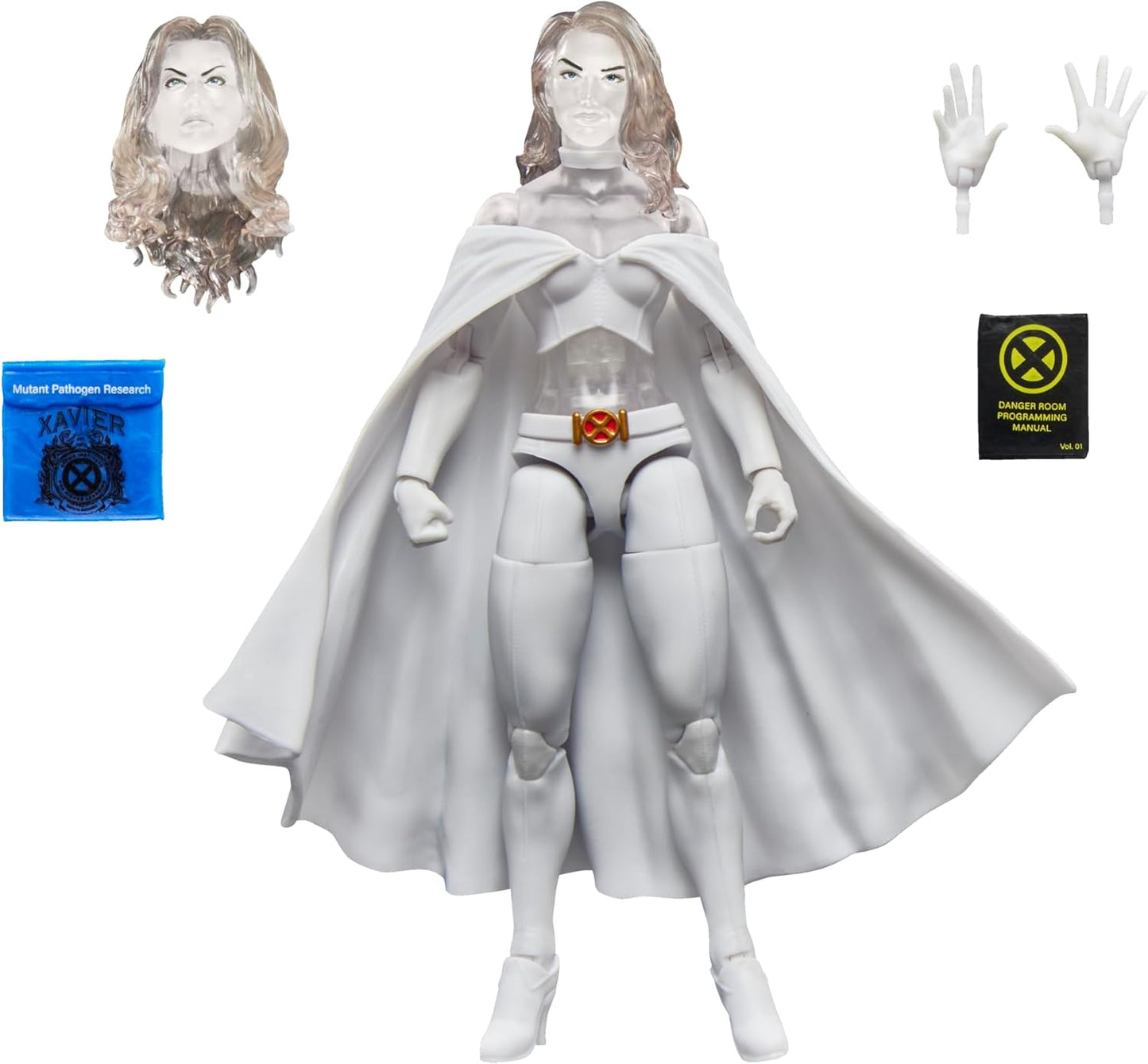 The Hasbro Marvel Legends Series Uncanny X-Men Emma Frost (Diamond Form) 6 Inch Action Figure