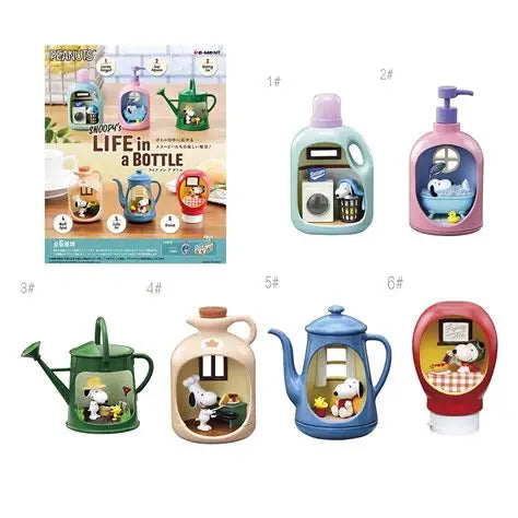 Re-Ment Peanuts Snoopy's Life in a Bottle Blind Box