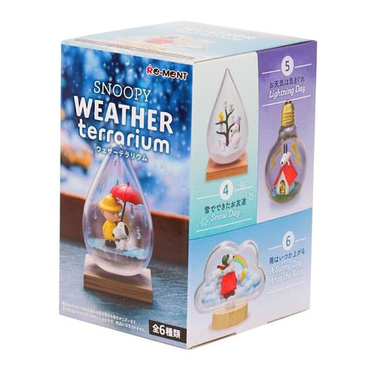 Re-Ment Peanuts Snoopy Weather Terrarium Blind Boc