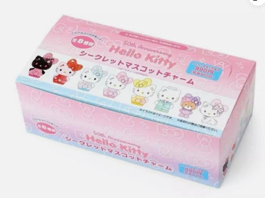 Sanrio Hello Kitty 50th Anniversary Secret Mascot Charm Blind Box