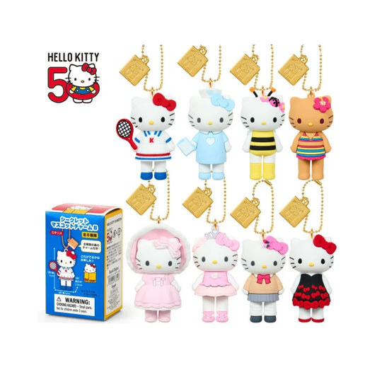 Sanrio Hello Kitty 50th Anniversary Exhibition Secret Mascot Charm Set B Blind Box