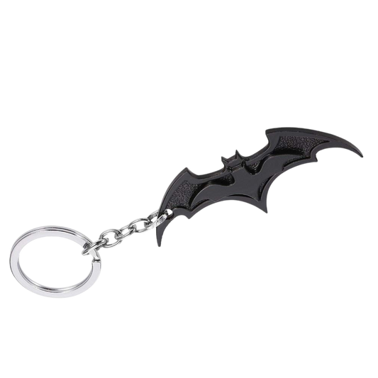 Bat Logo Black Keychain (Batman DC)
