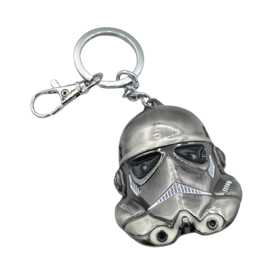 Star Wars Silver Stormtrooper Keychain (Metal)