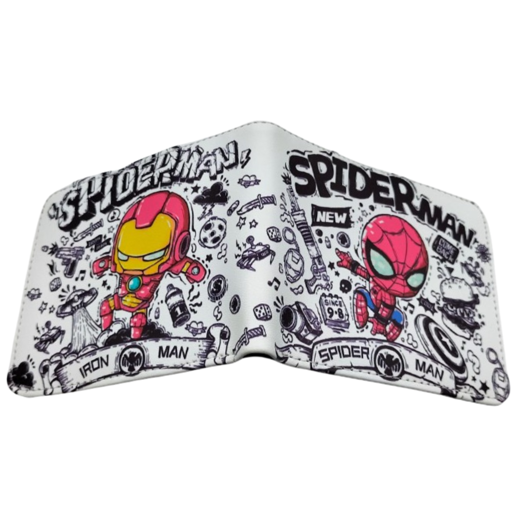 Marvel Ironman And Spidernan Wallet