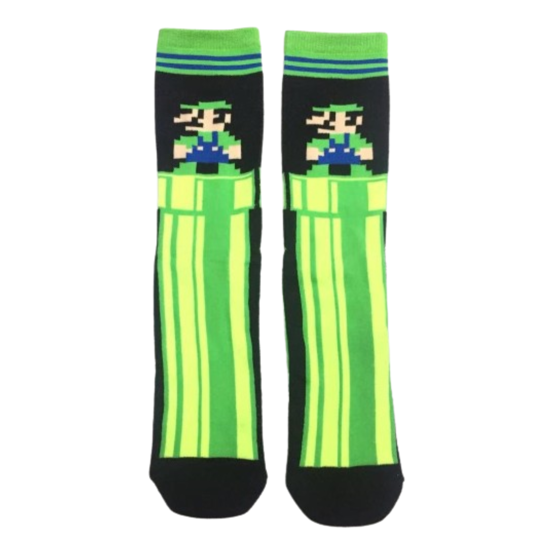 Luigi (Super Mario) Long Socks