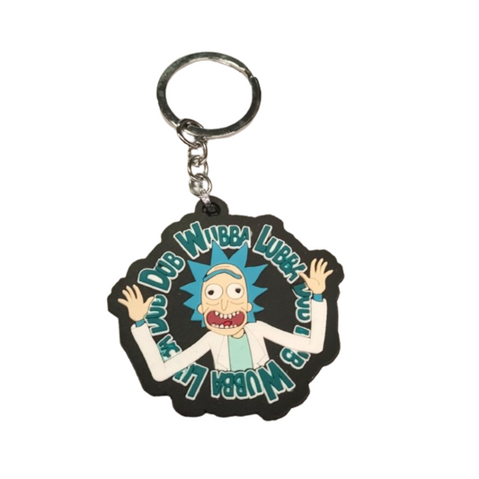 Rick Wubba Lubba Dub Dub Keychain (Rubber)