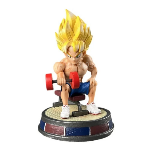 Goku Super Saiyan Muscle Exercise (Dragon Ball Z) PVC Figure