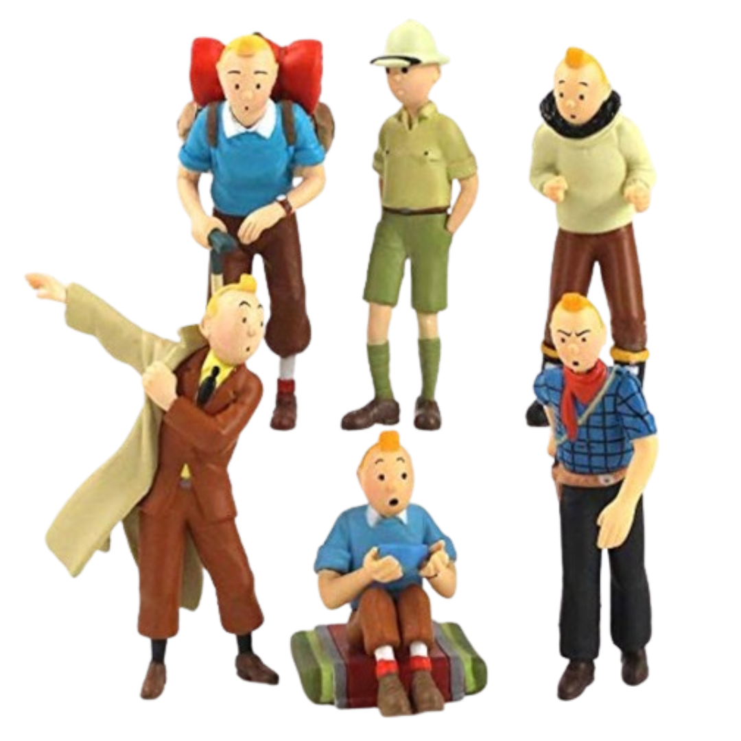 Tintin 5pcs Set Mini Figure