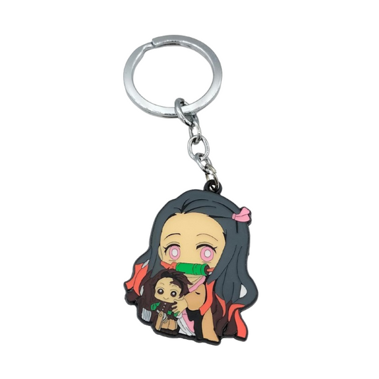 Nezuko Keychain (Metal)