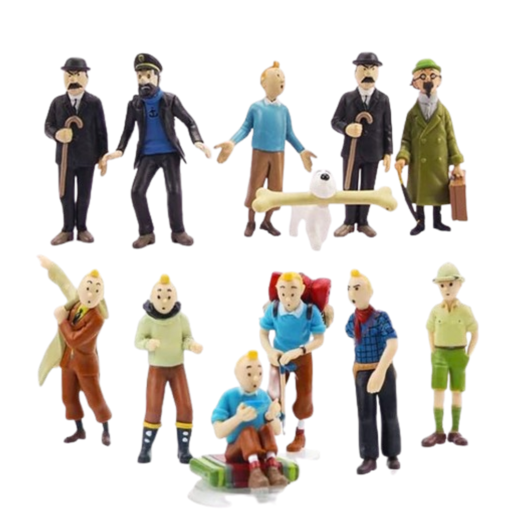 Tintin 5pcs Set Mini Figure