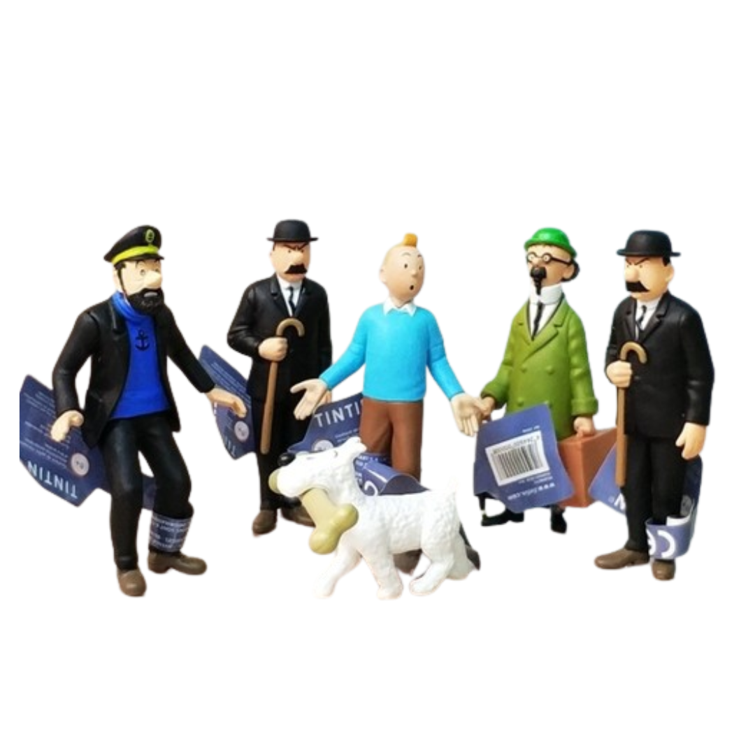 Tintin 5pcs Set Mini Figure