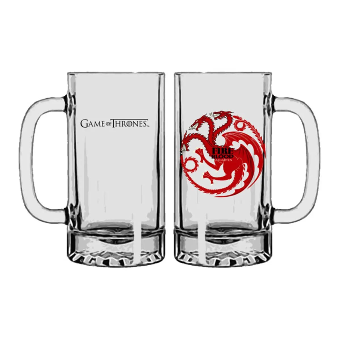 Game Of Thrones Clear Targaryen Mug