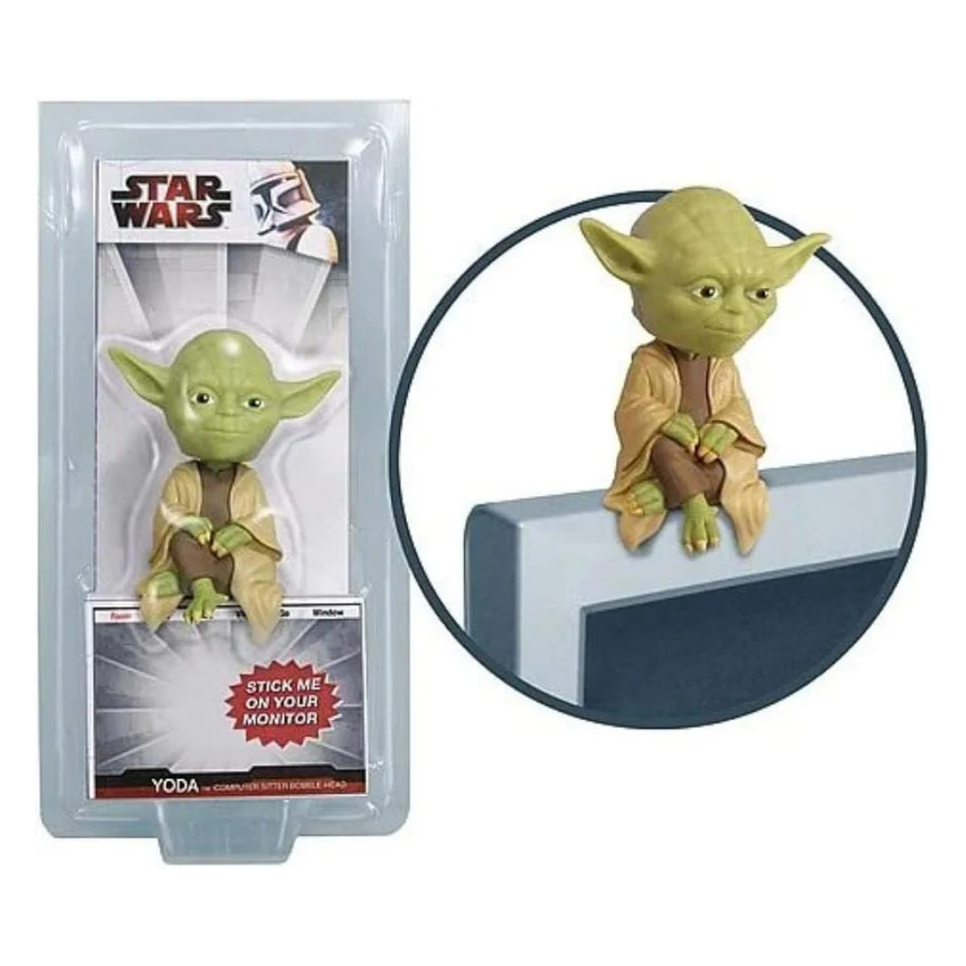 Funko - Star Wars Bobble Head Yoda 10cm Computer Sitter