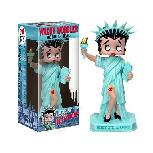 Betty Boop Statue Of Liberty (Betty Boop) Mini Wacky Wobbler