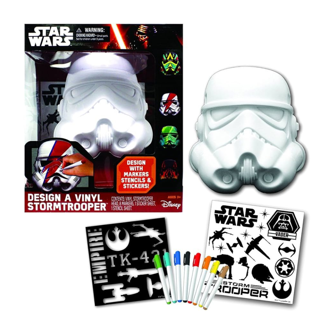 Star Wars Deluxe Design a Vinyl Storm Trooper Play Set