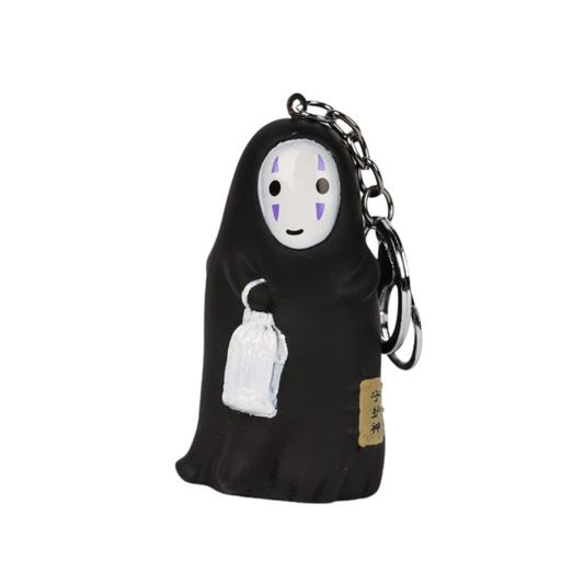 No Face With Mini Pouch Keychain (Clay)