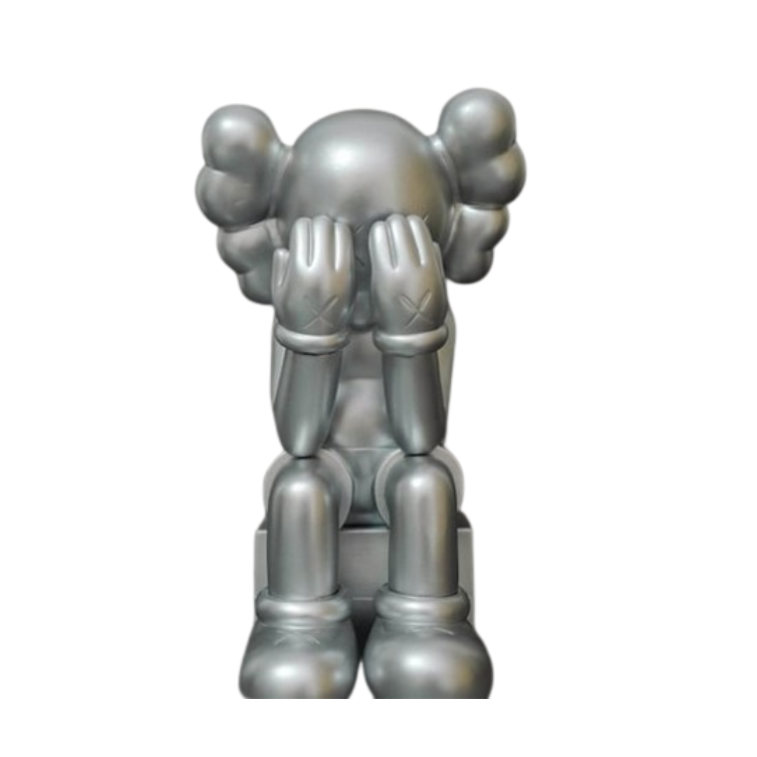 Silver Crying Kaws