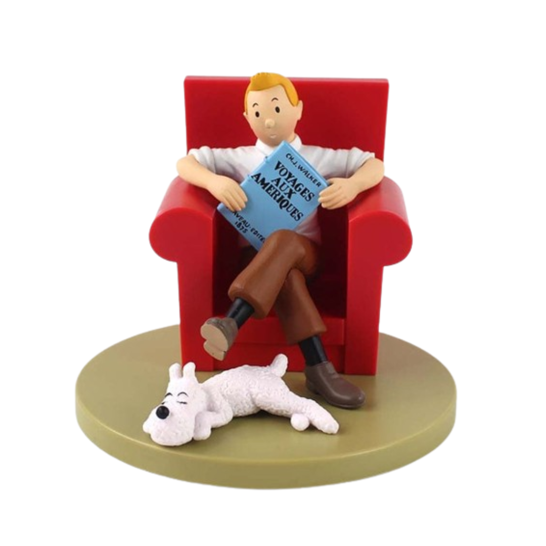 Tintin On Couch (The Adventures Of Tintin) 10cm PVC Figure