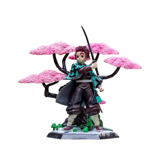 Kamado Tanjiro Cherry Blossom Tree Scene (Demon Slayer) PVC Figure