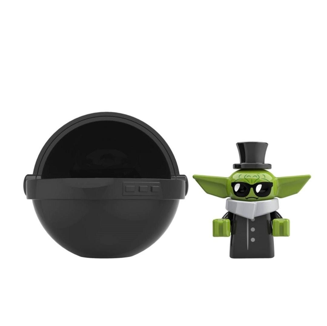 Top Hat Baby Yoda In Black Pod (Star Wars)