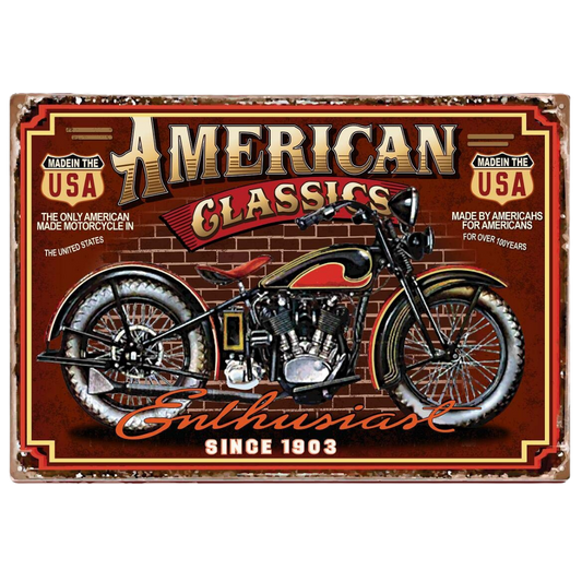 American Classics Tin Poster (20cm x 30cm)