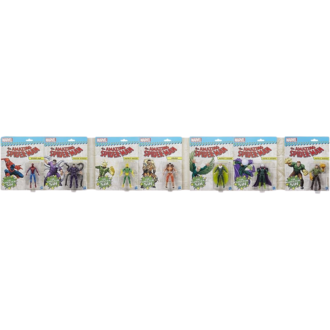 Hasbro Marvel Legends Spider-Man vs. The Sinister Six Action Figure 7-Pack