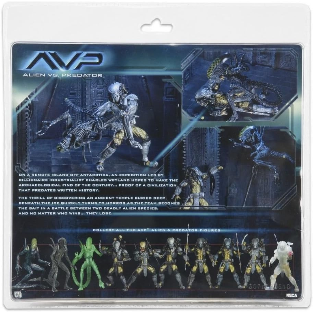 NECA (Alien vs. Predator) Battle Damaged Grid Vs. Celtic Predator: Rivalry Reborn Action Figure