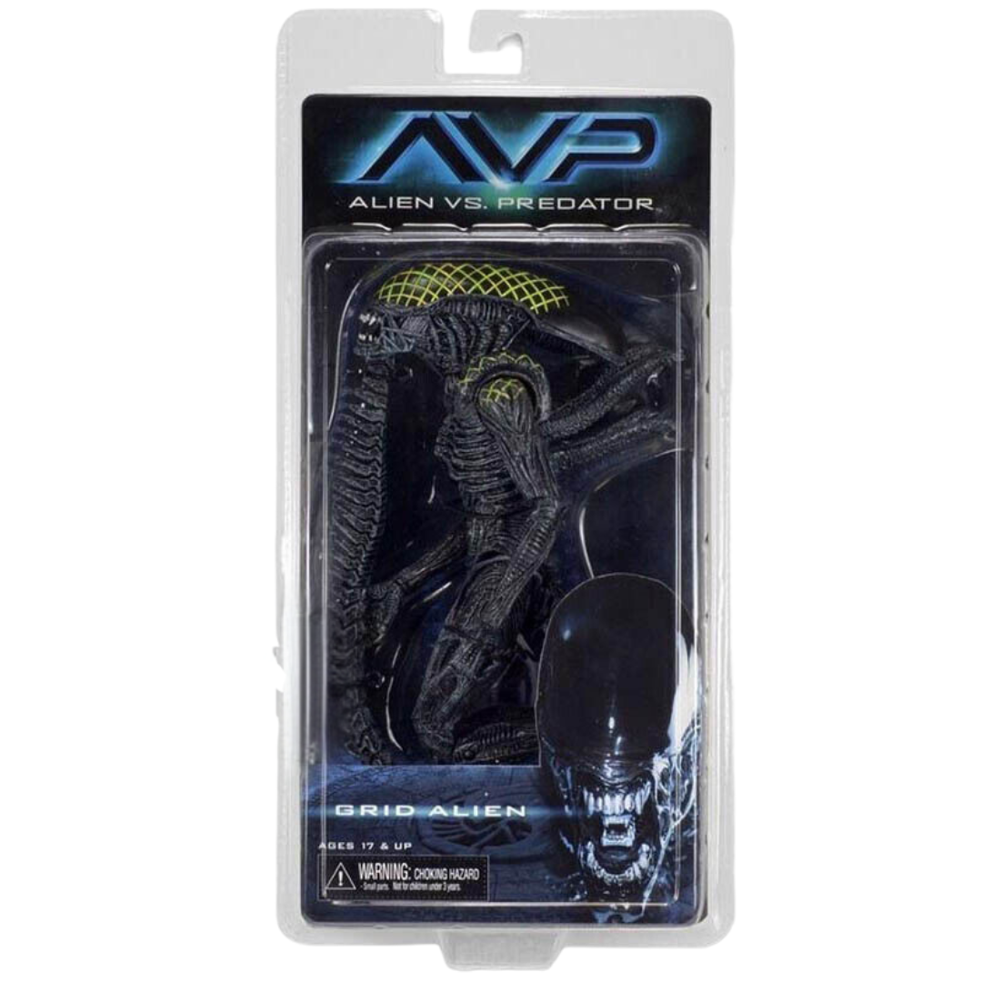 NECA Grid Alien Xenomorph Aliens vs Predator 7" Action Figure Series 7