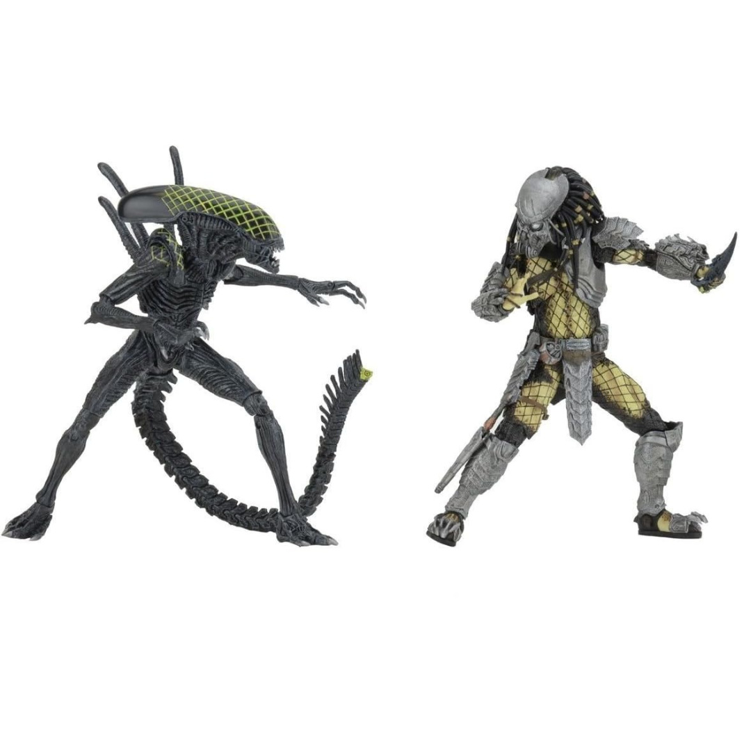 NECA (Alien vs. Predator) Battle Damaged Grid Vs. Celtic Predator: Rivalry Reborn Action Figure