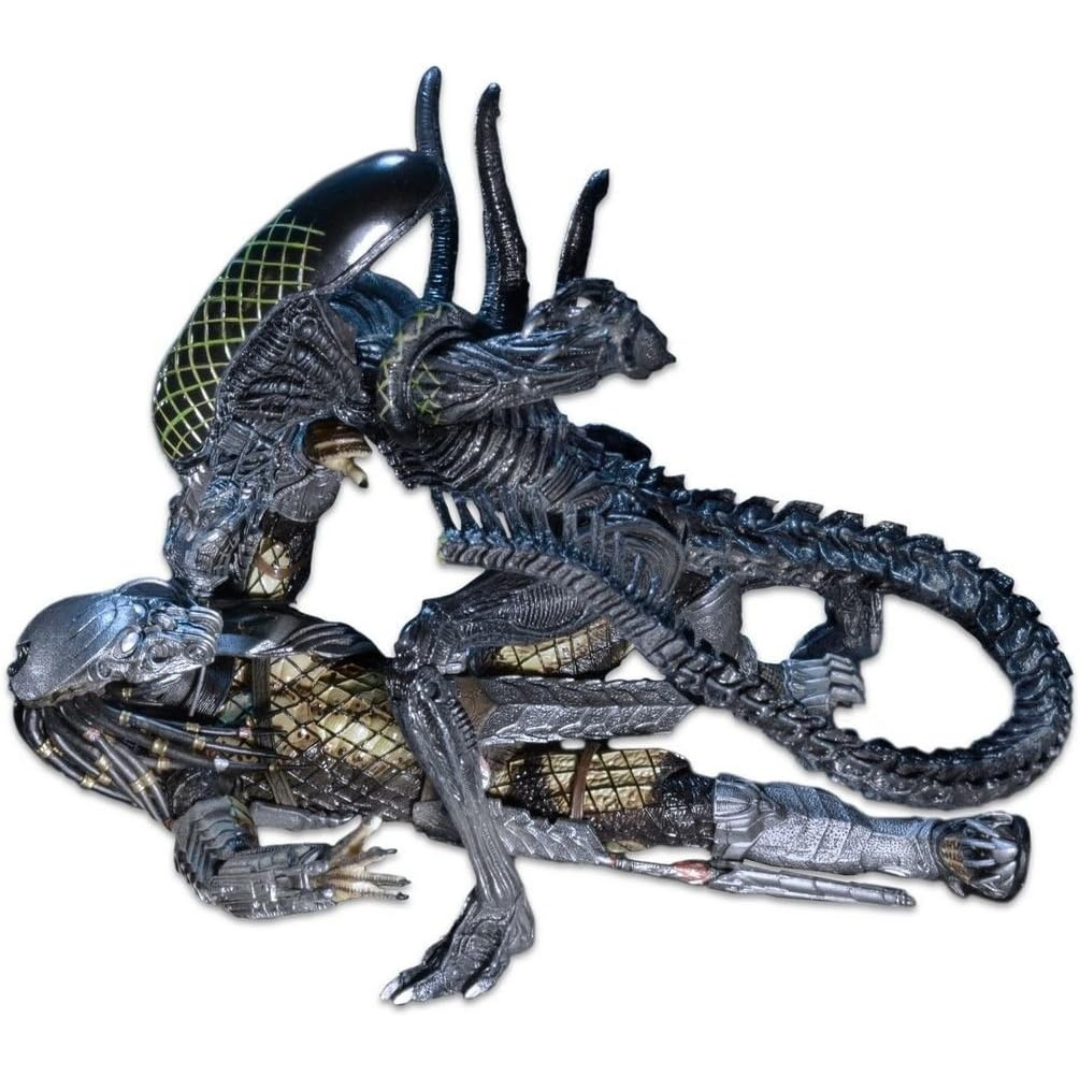 NECA (Alien vs. Predator) Battle Damaged Grid Vs. Celtic Predator: Rivalry Reborn Action Figure