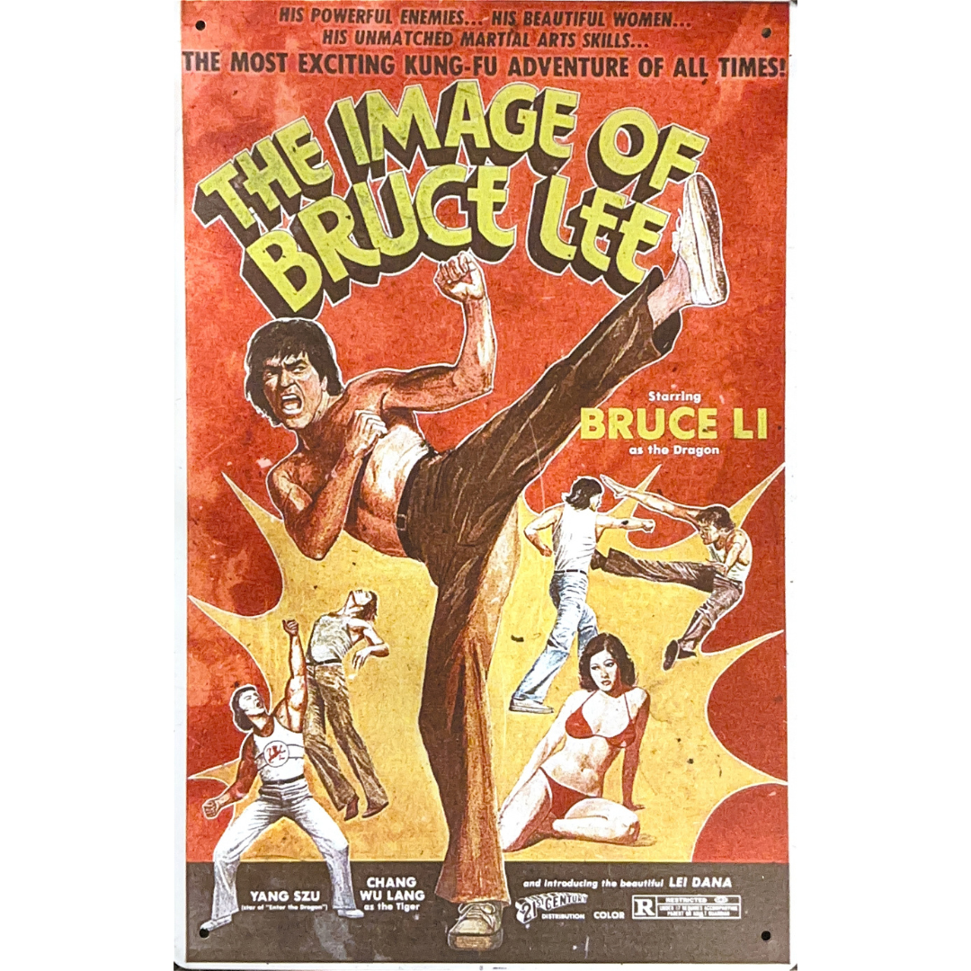 Bruce Lee Films Tin Posters (20x30cm)