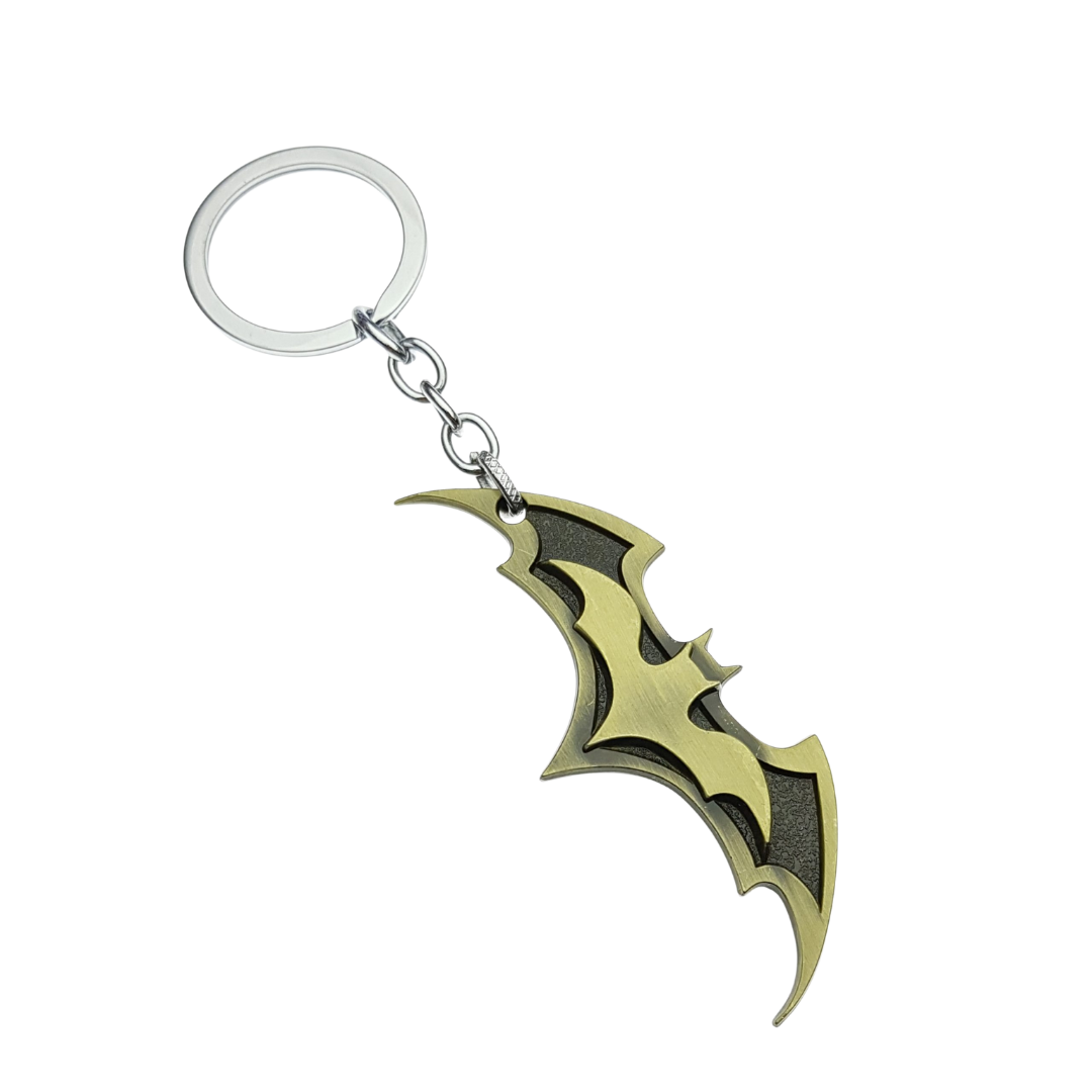 Bat Logo Gold Keychain (Batman DC)