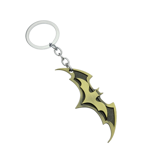 Bat Logo Gold Keychain (Batman DC)