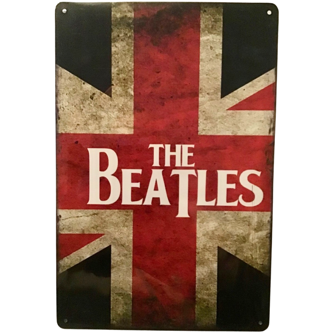 The Beatles Tin Metal Poster (30cm x 40cm)