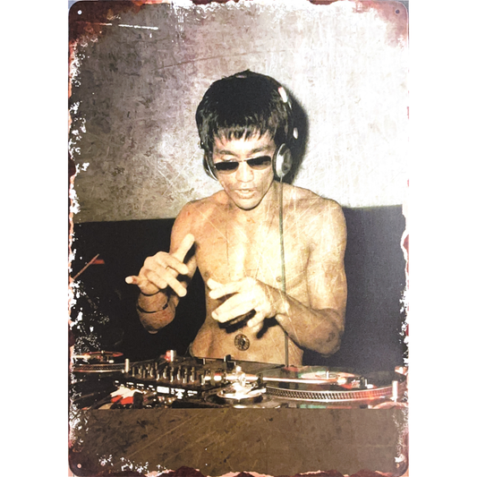 Bruce Lee Dj Tin Poster (30x40cm)