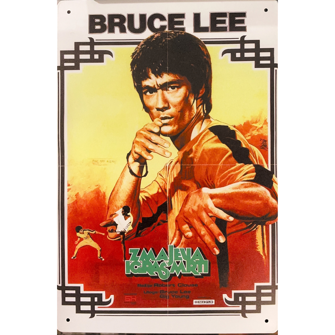 Bruce Lee Films Tin Posters (20x30cm)