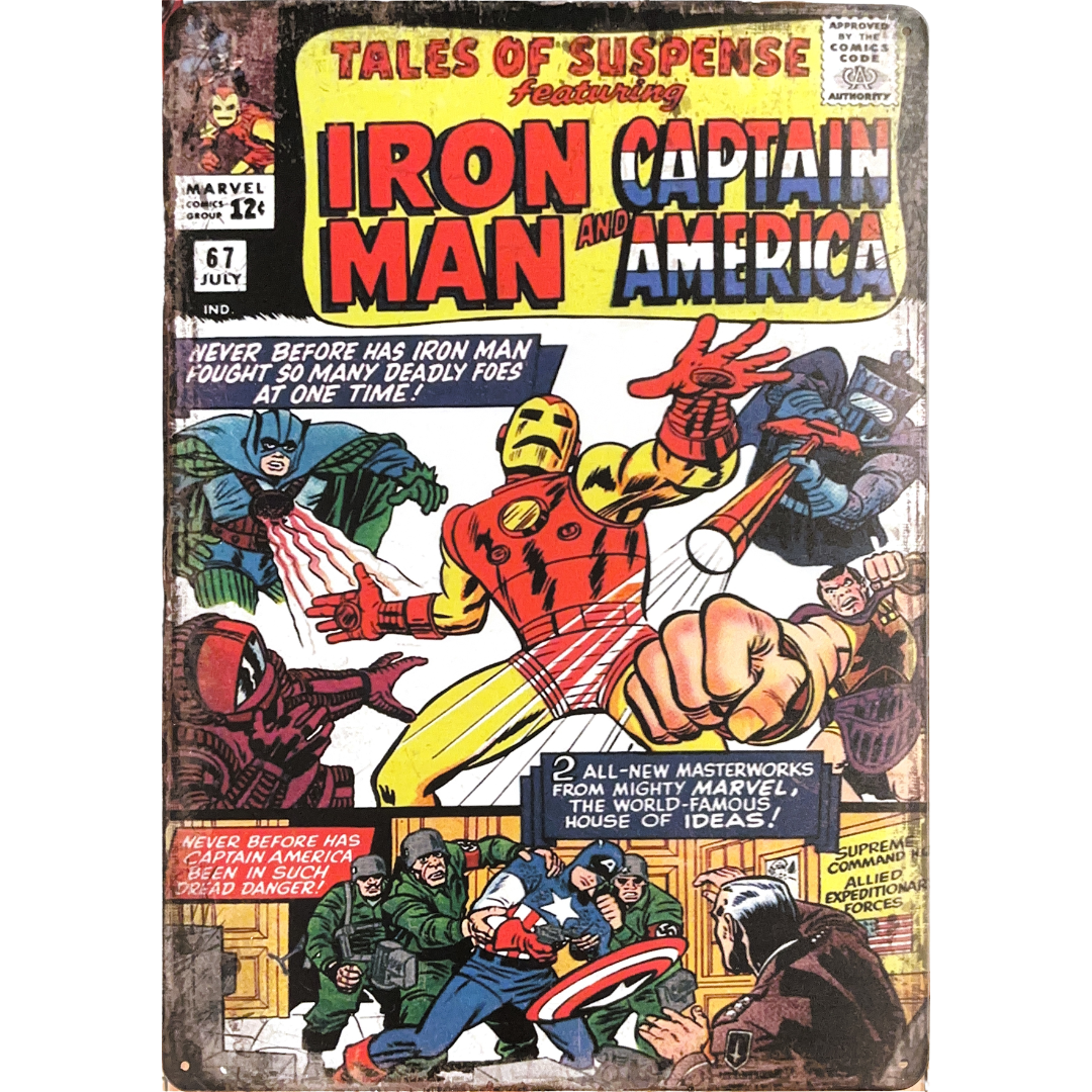 Tales of Suspense Comics #67 Tin Poster (30x40cm)