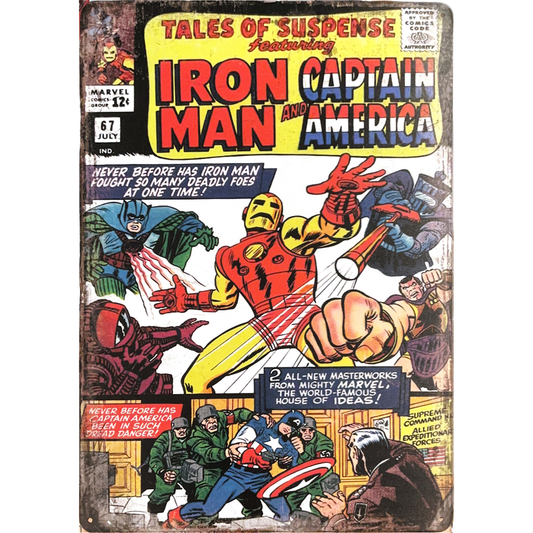 Tales of Suspense Comics #67 Tin Poster (30x40cm)