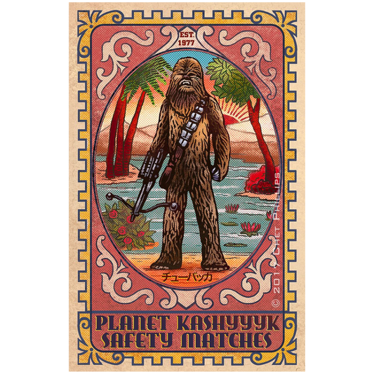 Planet Kashyyyk Safety Matches (Star Wars) Tin Poster (20x30cm)