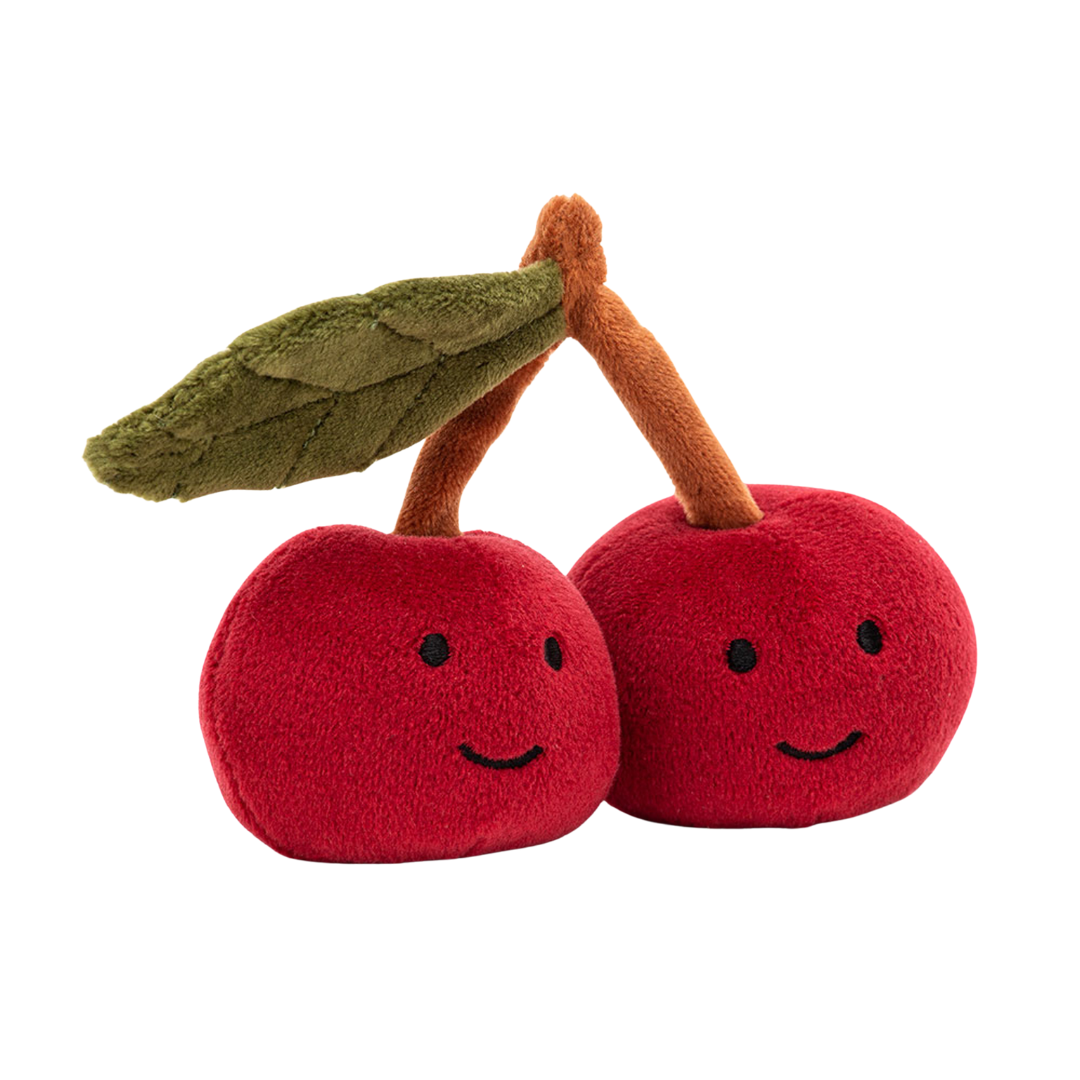 Jellycat Cherries Plushie Bag Charm