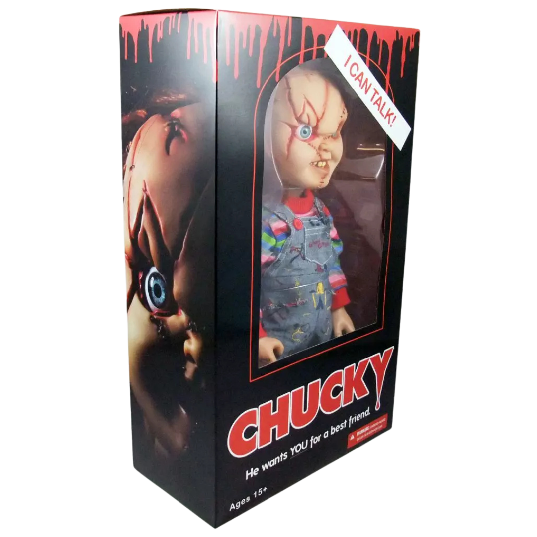 MEZC TOYZ - Child’s Play - Chucky 15” Talking Doll
