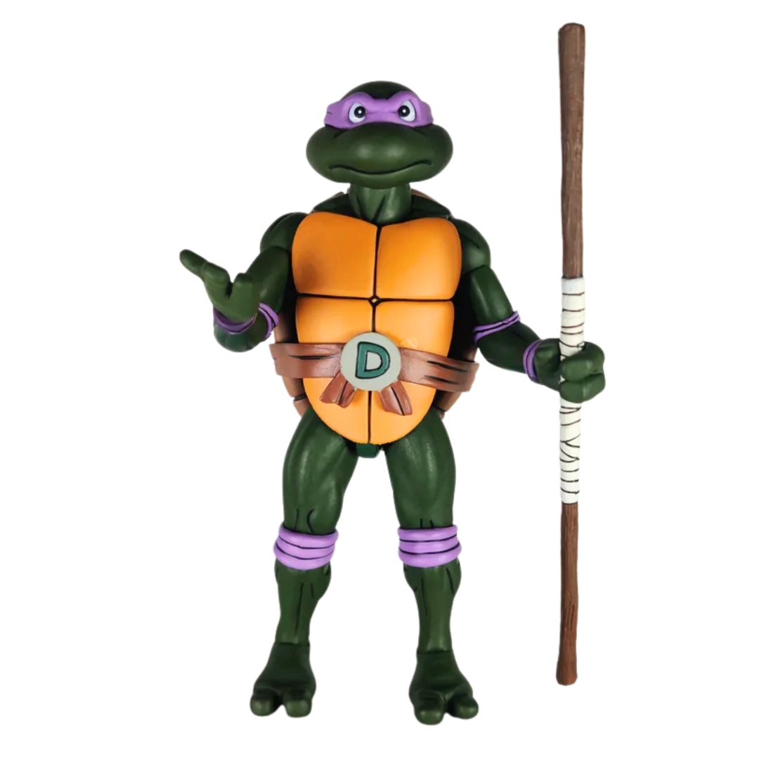 NECA (Teenage Mutant Ninja Turtles) Action Figure Donatello Does Machines VHS 18 cm