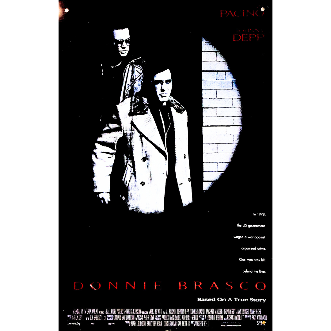 Donnie Brasco 1997 Film Tin Poster