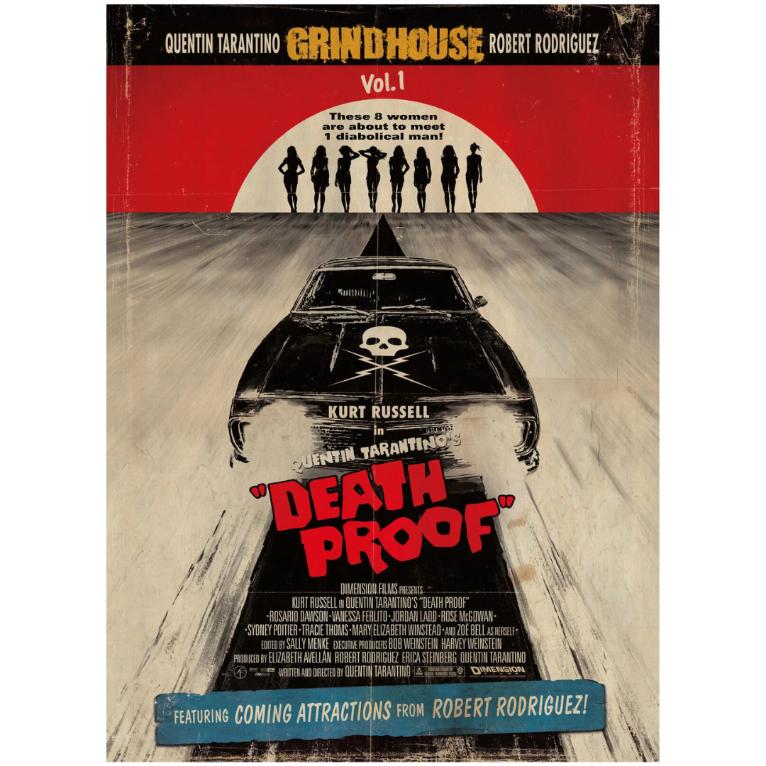 Death Proof Tin Poster (30cm x 40cm)