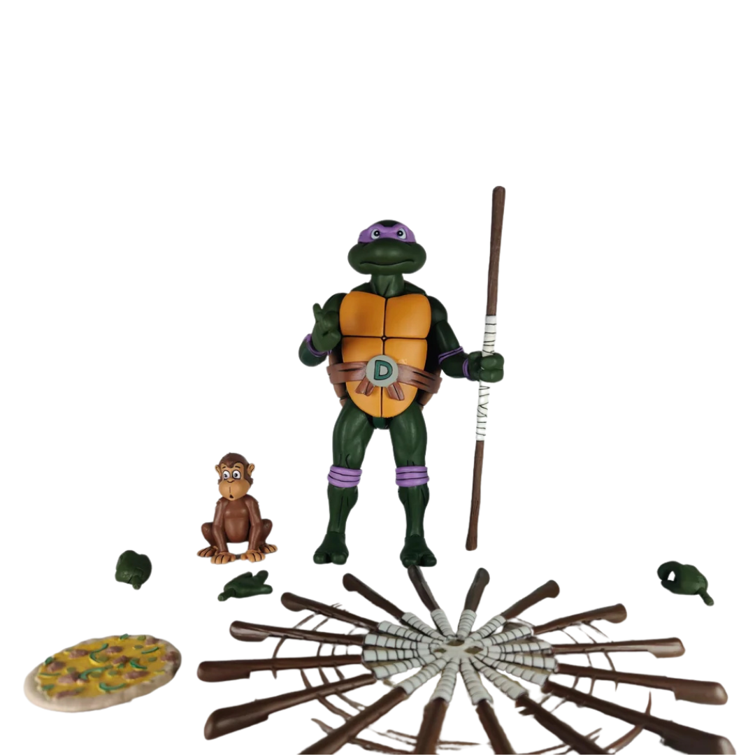 NECA (Teenage Mutant Ninja Turtles) Action Figure Donatello Does Machines VHS 18 cm